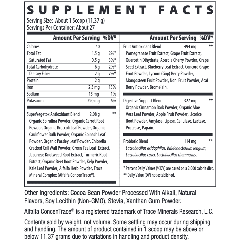 SOLFUEL® Greens | Mocha Boost