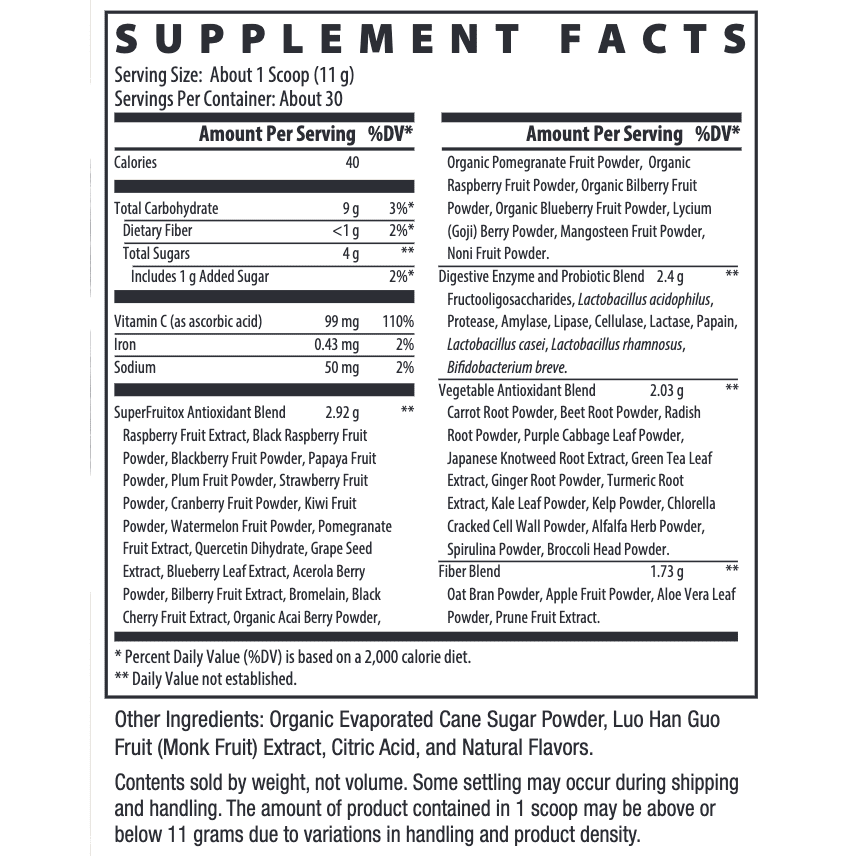 SOLFUEL® Greens | Blackberry Twist