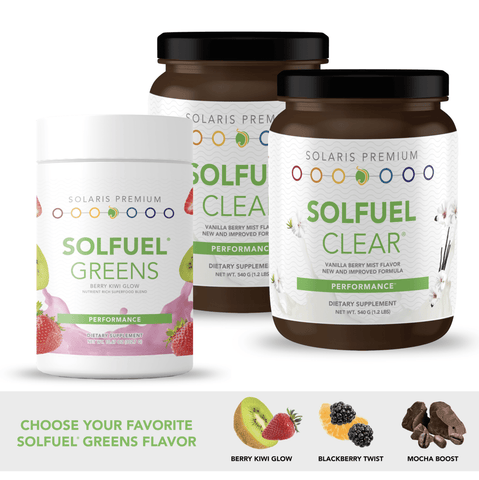 SolFuel Daily Detox Shake (SolFuel Clear® and SolFuel® Greens Bundle)
